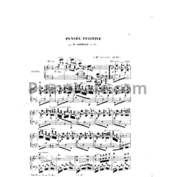 Ноты Peter Cavallo - Cavallo Pensée fugitive, Op.56 - предпросмотр