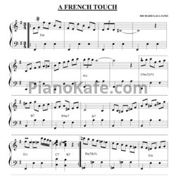 Ноты Richard Galliano - A french touch - предпросмотр
