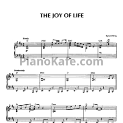 Ноты Kenny G - The joy of life - предпросмотр