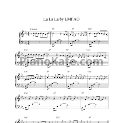 Ноты LMFAO - La La La