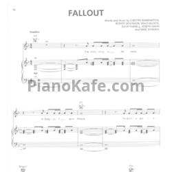 Ноты Linkin Park - Fallout - предпросмотр