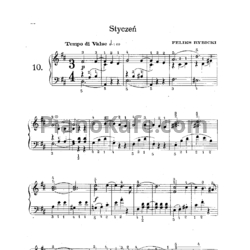 Ноты Ф. Рыбицкий - Styczen (Январь) - предпросмотр