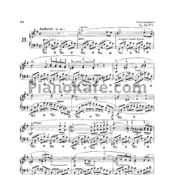 Ноты Фредерик Шопен - Ноктюрн ре минор (Op. 72 №1) - предпросмотр