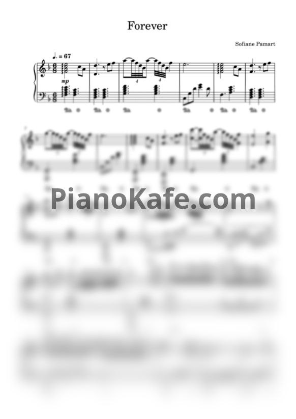 Ноты Sofiane Pamart - Forever - PianoKafe.com
