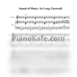 Ноты Richard Rodgers - So long, farewell - предпросмотр