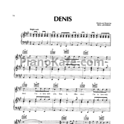 Ноты Blondie - Denis