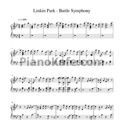Ноты Linkin Park - Battle symphony - предпросмотр