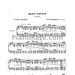 Ноты Шарль Алькан - Quasi Caccia (Op. 53) - предпросмотр