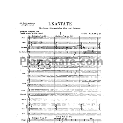 Ноты Антон Веберн - Первая кантата (Op. 29) - предпросмотр
