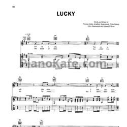 I so lucky lucky текст. Lucky Ноты. Ноты для флейты Lucky twice. Ноты twice.