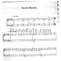 Nuvole bianche ноты