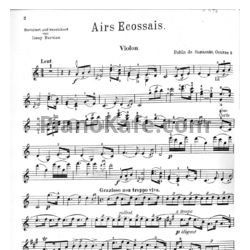 Ноты Пабло де Сарасате - Шотландские напевы (Соч. 34) - предпросмотр