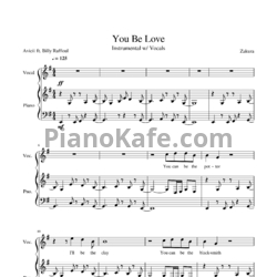 Ноты Avicii feat. Billy Raffoul - You be love - предпросмотр
