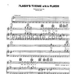 Ноты Queen - Flash's Theme (a.k.a. Flash) - предпросмотр