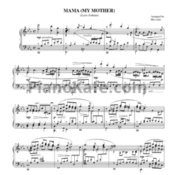 Ноты Lara Fabian - My mother - предпросмотр