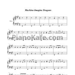 Ноты Imagine Dragons - Machine - предпросмотр