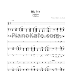 Ноты Foo Fighters - Big me