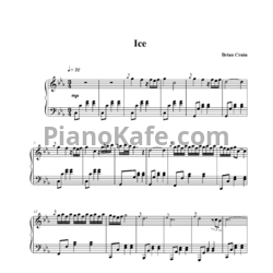 Ноты Brian Crain - Ice - предпросмотр