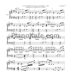 Ноты Calvin Harris feat. Frank Ocean & Migos - Slide - предпросмотр