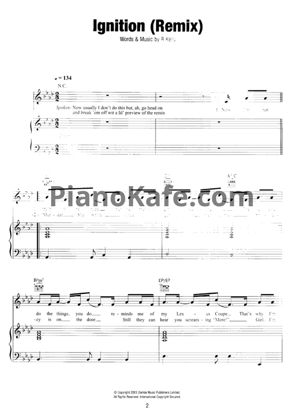 Ноты R. Kelly - The R. in R&B collection (Книга нот) - PianoKafe.com