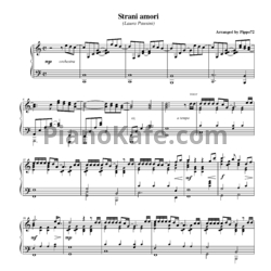 Ноты Laura Pausini - Strani amori (2)