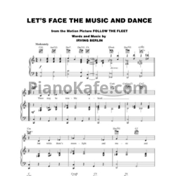 Ноты Irving Berlin - Let's face the music and dance - предпросмотр