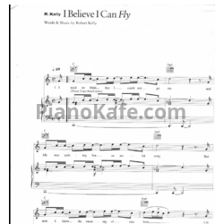 Ноты R. Kelly - I believe I can fly (Версия 2) - предпросмотр