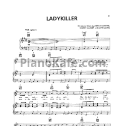 Ноты Maroon 5 - Ladykiller - предпросмотр