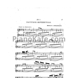 Ноты Герман Волленгаупт - Сентиментальный ноктюрн - предпросмотр