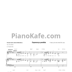 Ноты Antonio Carlos Jobim & Billy Blanco - I was just one more for you - предпросмотр