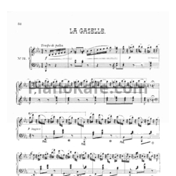 Ноты Герман Волленгаупт - Полька "Газель" (Соч. 23, №12) - предпросмотр