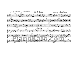 Ноты Amy Sky - Let it snow