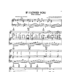 Ноты Barbra Streisand - If I loved you - предпросмотр