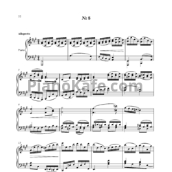 Ноты Владимир Полионный - Прелюдия и фуга №8 - предпросмотр