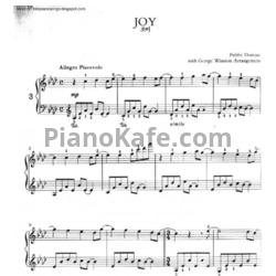 Ноты George Winston - Joy - предпросмотр