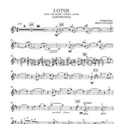 Ноты Secret Garden - Lotus - предпросмотр