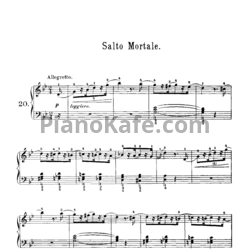 Ноты Корнелиус Гурлитт - Salto mortale (Op. 101, №20) - предпросмотр