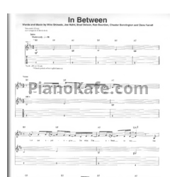 Ноты Linkin Park - In between (Версия 2) - предпросмотр