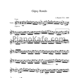Ноты Йозеф Гайдн - Цыганский рондо - предпросмотр