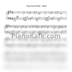Ноты Nine Inch Nails - Hurt (Переложение для фортепиано) - предпросмотр