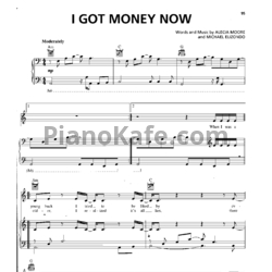 Ноты Pink - I got money now - предпросмотр