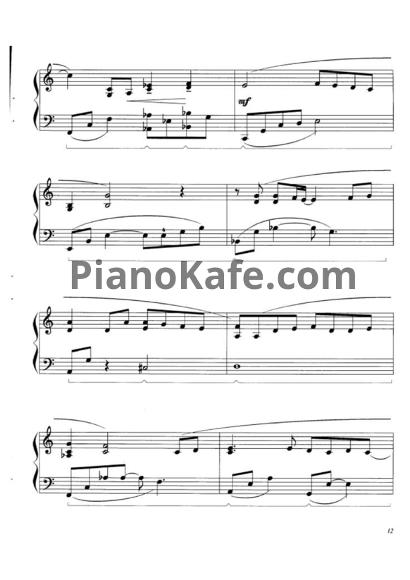 Ноты Yiruma - Deep - PianoKafe.com