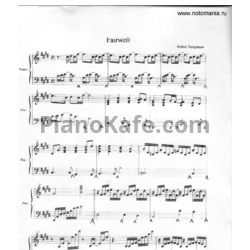 Ноты Within Temptation - Fairwell - предпросмотр