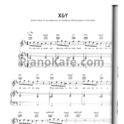 Ноты Coldplay - X&Y - предпросмотр