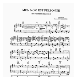 Ноты Ennio Morricone - Mon nom est personne - предпросмотр