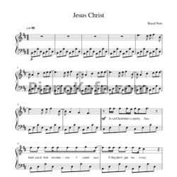 Ноты Brand New - Jesus christ