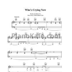 Ноты Journey - Who's crying now - предпросмотр