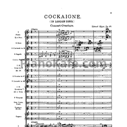 Ноты Эдуард Элгар - Увертюра "Cockaigne" (Op. 40, Партитура) - предпросмотр