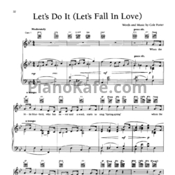 Ноты Ella Fitzgerald - Let's do it (Let's fall in love) - предпросмотр