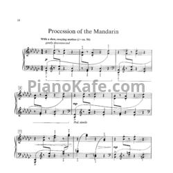 Ноты William Gillock - Procession of the Mandarin - предпросмотр